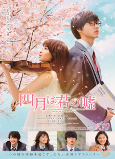 دانلود زیرنویس فارسی  فیلم 2016 Shigatsu wa kimi no uso